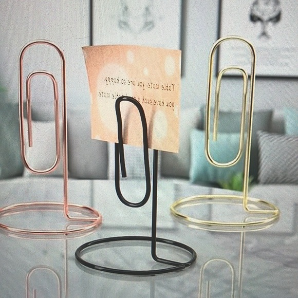 Jumbo metal paper clip holders - Picture 4 of 4